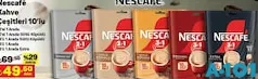 NESCAFE KAHVE ÇEŞİTLERİ 10'LU NESCAFE KAHVE ÇEŞİTLERİ 10'LU